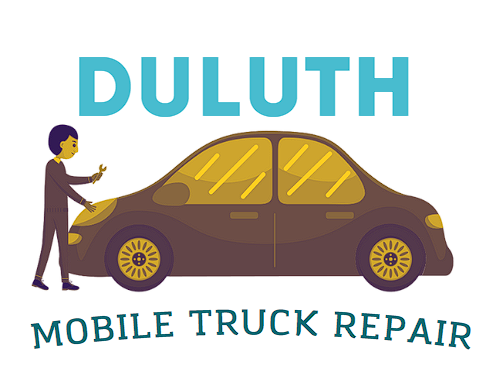 this image shows duluth mobile truck repair logo